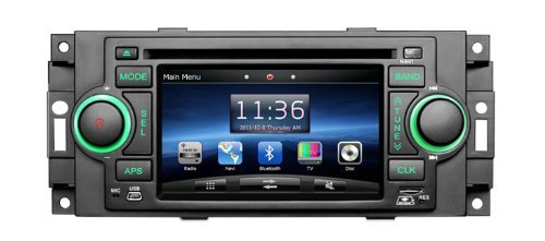 SusayÂ® Car DVD Player With GPS Navigation(free Map) For Jeep Grand Cherokee Compass Cars Audio Video Stereo System with Bluetooth Hands Free, USB/SD, AUX Input, Radio(AM/FM), TV, Plug & Play Installation