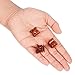 Hotop 24 Pieces Mini Hair Clips Plastic Hair Claws Pins Clamps for Girls and Women (Brown)