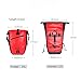 Rhinowalk Bike Bag Waterproof Bike Pannier for Biycle Cargo Rack 25-27L Postman Saddle Bag Shoulder Bag Laptop Pannier Rack Bicycle Bag Professional Cycling Accessories(Two in one)thumb 1
