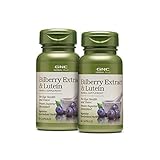 GNC Herbal Plus Bilberry Extract with Lutein, Twin