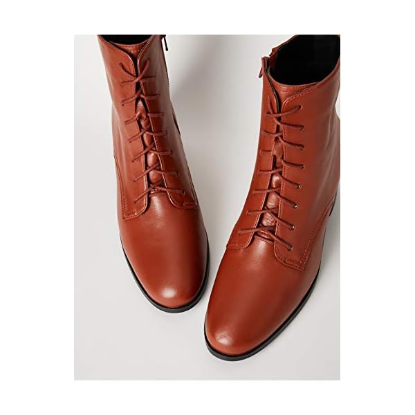Marca Amazon - find. R2899, Botines Women's, Marrón (Red Rouge), 37 EU - Imagen 5
