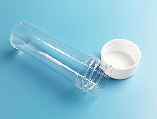 25ml Plastic Containers Test Tubes Vials Sample Container with Screw Cap (Pack of 12), Clear, 12 Count (Pack of 1) - Image 4