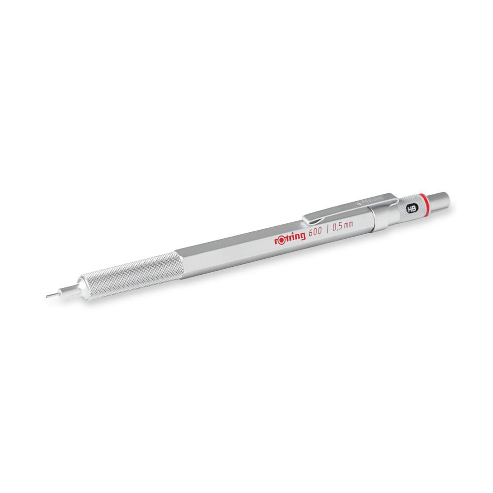 rOtring 600 Mechanical Pencil, 0.5 mm, Silver (1852321) Buy Online in