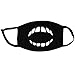 Super Hunter Outdoor Protective Cartoon Teeth Cotton Face Mouth Mask Suitable for Adults