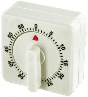 TurboTech 60 Minute Classic Mechanical Dial Kitchen Cooking Countdown Timer, No Battery Required