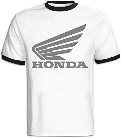 Men's Honda Logo Baseball Tee Shirt Black