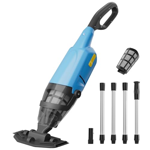 Pool Vacuum Cleaner with Battery, Cordless Pool Cleaner with 90 Minutes Runtime, Pool Vacuum, 4088L/h, Strong Suction, Fast Dirt Removal