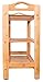 BirdRock Home 3 Tier Free Standing Shoe Rack with Handles | Bamboo | Wood | Closets and Entryway | Organizer | Fits 9 Pairs of Shoes