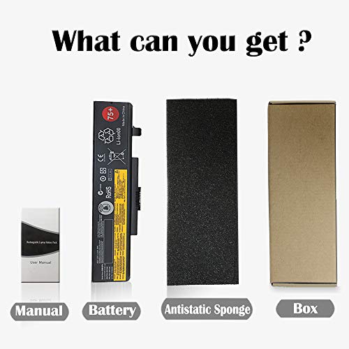 New Replacement 75+ 0A36311 Laptop Battery for Lenovo ThinkPad B590 E430 E430c E431 E440 E530 E530c E531 E535 E540 E545 Fit Part Number 45N1043 45N1044 45N1048 45N1049 45N1055-12 Months Warranty
