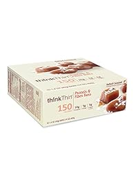 thinkThin Protein and Fiber Bars, Salted Caramel, 14 Ounce