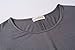 LARACE Lanmo Womens Swing Tunic Tops Loose Fit Comfy Flattering T Shirt (L, Deep Gray)