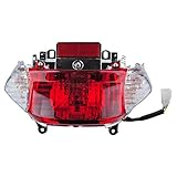 Poweka GY6 Tail Light Taillight for Shenke Chuanl Taotao Sunny SSR IceBear 49cc 50cc 125cc 150cc Scooter Moped
