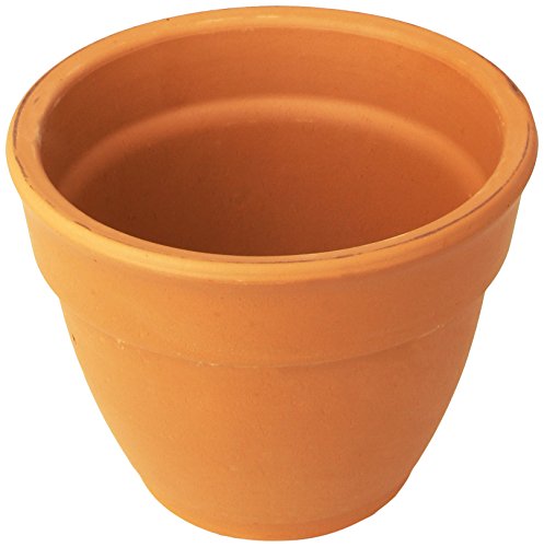 DEROMA 2Q150FZ Garden Bell Pot, 5.9 Inch, Terra Cotta - Thumbnail 2