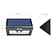 VOLADOR 2 Packs 50 LED Solar Lights, Outdoor Wireless Security Lights, Motion Activated Solar Light, Wall Mount Solar Light for Garden Patio Deck Yard Path Driveway(Black)