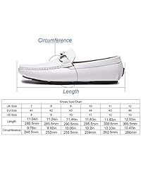Men's Casual Loafer Slip-on Moccasin Flat Boat Driving Shoes with Metal Buckle