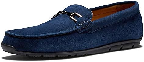 FootJoy Men\'s Club Casual Suede Bit Loafers Navy Blue Driving Mocs 10M‎ NWOT Footjoy Blue Suede Driving Loafers Men Size 9 Shoes Horsebit  main image 2