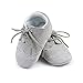 ESTAMICO Baby Boys Shoes Prewalker PU Sneakers Gray 3-6 Months