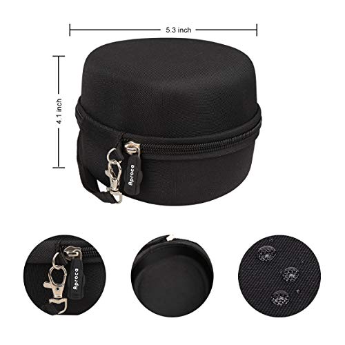 Aproca Hard Protective Travel Case Compatible with GVS SPR457 Elipse P100 Half Mask Respirator (Black - Thumbnail 6