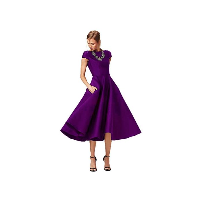 Fashionbride Women's TeaLength Mother of The Bride Dresses with