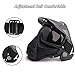 Anyoupin Paintball Mask, Airsoft Mask Full Face with Goggles Impact Resistant for Airsoft BB Hunting CS Game Paintball and Other Outdoor Activities Black Gray Lens
