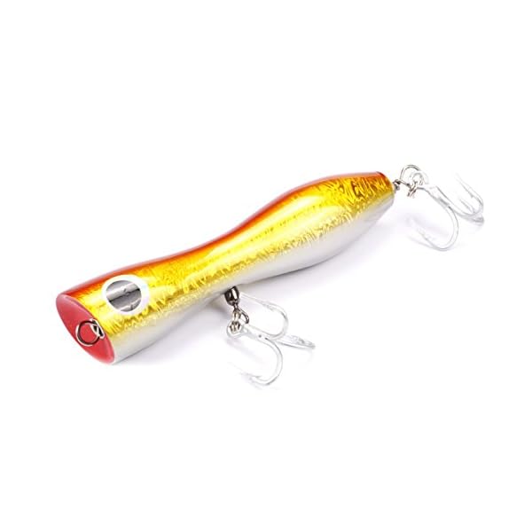 Mizugiwa-820cm-105g-Wood-Lure-Top-Water-Big-Game-Surface-Bull-Tuna-Lure-GT-Offshore-Popper