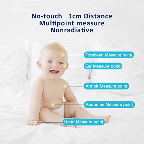 Thermometer for Fever - 2020 Upgrade Forehead Thermometer - Infrared Digital Thermometer Medical - Baby Infant Kids Adults Bathtub Object Room Temperature - Accurate Easy to Use