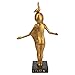 Design Toscano Serqet Scorpion Goddess of the Egyptian Realm Figurine Statue, 8 Inch, Polyresin, Black and Gold
