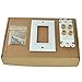 Mediabridge™ Speaker Wall Plate w/Binding Posts (2 Pair) - Free Low Voltage Metal Mounting Bracket (1-Gang) Binding Post 2-Piece Inset Wall Plate for 2 Speakers (Part# WP1-BPX2)
