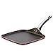 Farberware High Performance Nonstick Griddle Pan/Flat Grill, 11 Inch, Red