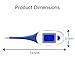 Thermometer for Fever, Digital Thermometer Fast 10 Sec Instant Read Oral Rectal Axilary Thermometer for Kids, Children, Adults, Infants, Toddlers