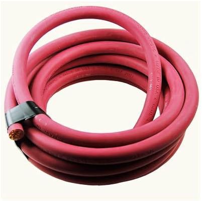 25 feet of 4 gauge red battery cable