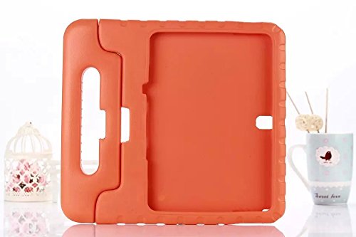For Samsung Galaxy Note 101 2014 Edition P600 P601 P605 Case, Moonmini Style Handle Case Protector with Standing Function for Samsung Galaxy Note 10.1 2014 Edition P600 P601 P605 - Orange