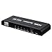 MALLCROWN 3D 1080P 4 Pport Hdmi Splitter with ac power adapter,Black