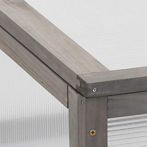 vidaXL Tannenholz Massiv Hochbeet Blumenkasten Pflanzkasten Blumentopf Pflanzkübel Gemüsebeet Kräuterbeet Frühbeet… – Bild 3