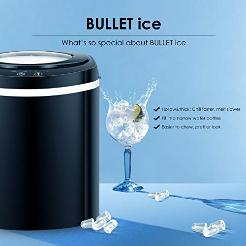 TRUSTECH Ice Makers Countertop, 9 Cubes Ready in 6