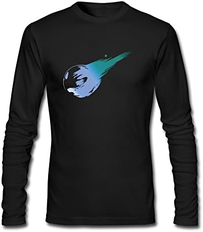 Men's Final Fantasy VII Remake Fashion Long Sleeve T-shirt XXL Black