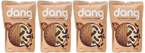 Dang Toasted Coconut Chips, Gluten-Free, Vegan, Non-GMO, Chocolate Sea Salt, 2.82 Ounce (4 Count) - Thumbnail 2