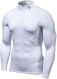 SSTM-T11-WHT_2X-Large j-3XL Tesla New Men's Cool Compression long sleeve quick dry Running sports Baselayer Underwear underlayer climbing hiking hunting skin clothe