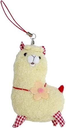 Amazon ゆるキャラ アロパカ アルパカの可愛いぬいぐるみストラップ2nd お花バージョン Vpバニラパコ おもちゃ おもちゃ