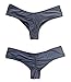 2017 NEW Womens Swimwear Sexy Sweet Heart Brazilian Bikini Bottom Hipster Swimsuit Beachwear Swimwear, Black, Medium