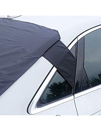 Fullive   Protector de parabrisas magnético universal, tamaño grande, para nieve y hielo, con cubierta de espejo y protector de limpiaparabrisas para todas las estaciones