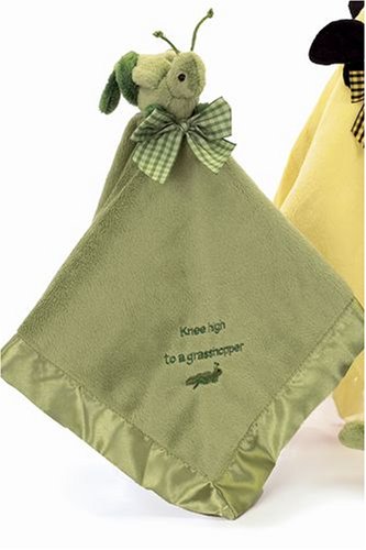 Hoppin Hugs Grasshopper Baby Blanket 16
