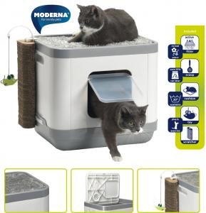 how to litter assemble genie efficient box Multifunctional litter Space Catconcept cat