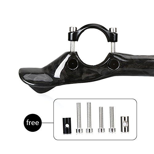 OGORI Bicycle TT Handlebar High Carbon 3K Aero Bars Tri Bars Cycling Rest Handlebar for Mountain Bike or Road Bike 31.8mm