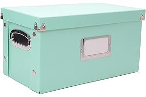 Snap-N-Store Vinyl Record Storage Box - 7"/45 RPM - 1 Pack Crate Holds up to 75 Vinyl Albums - Mint