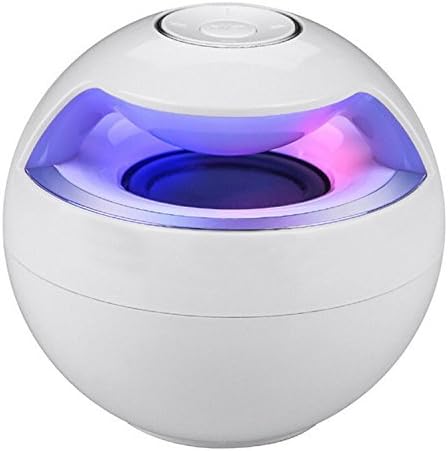 Bluetooth Speakers,CiDoss Bluetooth Wireless Speaker Mini Portable LED Light For Iphone 6S Plus,Powerful Sound with build in Microphone, White