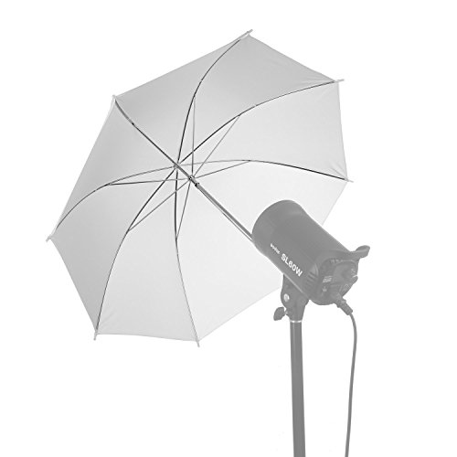 WAAO Professional 33"/84cm White Translucent Reflector Umbrella for Photography Studio Light Flash