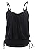 Aleumdr Womens Retro Swimdress Swing Strap Tankini Swim Top No Bottom