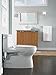 TOTO Carlyle II One-Piece Elongated 1.28 GPF Universal Height Skirted Toilet with CEFIONTECT, Cotton White