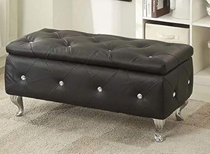 Amazon Com Homek End Of Bed Storage Bench Bedroom Benches